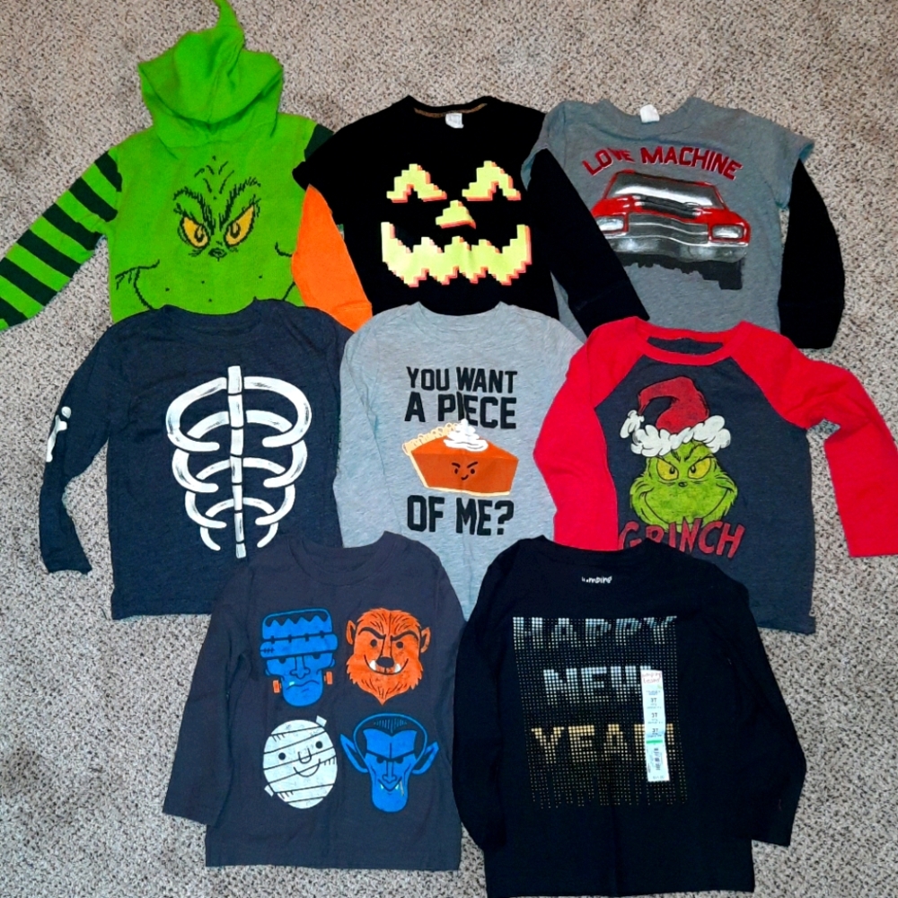 Long sleeve holiday shirts